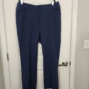 5/$30 INC International Concepts Dark Blue Straight Leg Pants